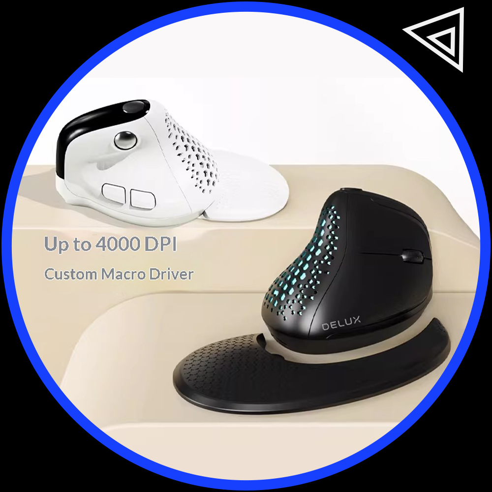 DeLUX M618XSD Office Mouse Thr - Gaming Accessories Rack 评论和价格