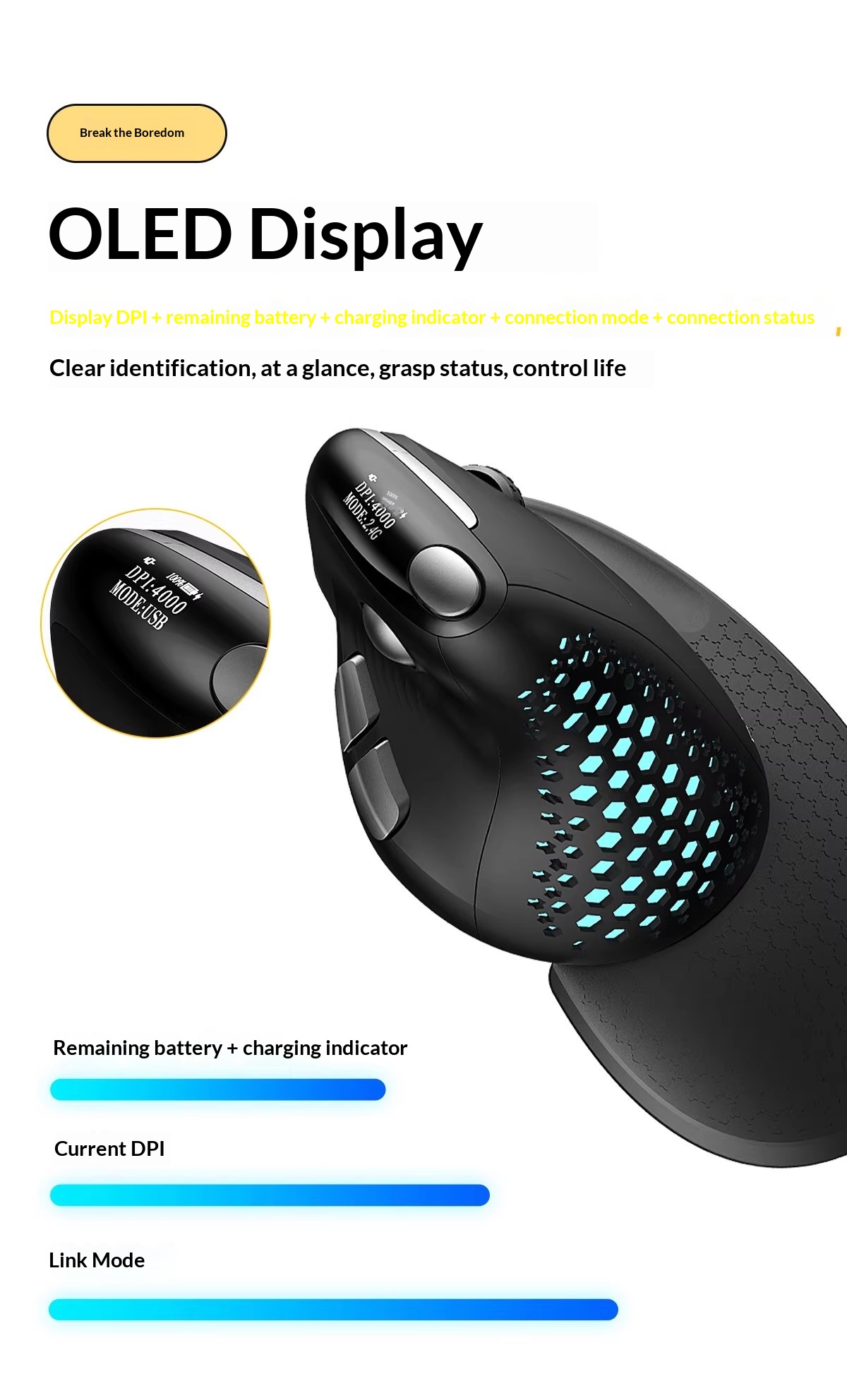 DeLUX M618XSD Office Mouse Thr - Gaming Accessories Rack 评论和价格