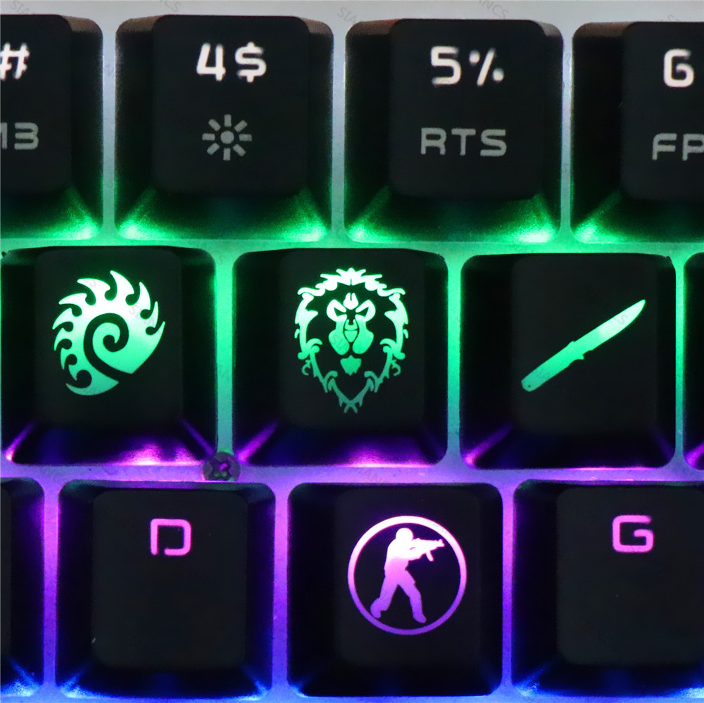 CS GO Gaming Keycaps Custom AB - Gaming Accessories Aesthetic 评论和价格