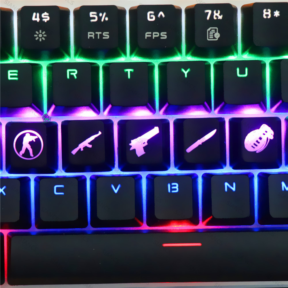 CS GO Gaming Keycaps Custom AB - Gaming Accessories Aesthetic 评论和价格